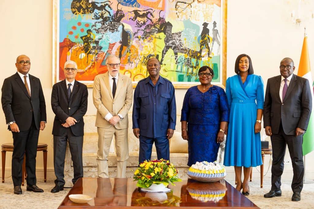 Ad Abidjan, Andrea Riccardi ricevuto dal presidente della Costa d’Avorio, Alassane Ouattara. Al centro dell'incontro i temi della pace e del sostegno alle fasce più fragili della popolazione 